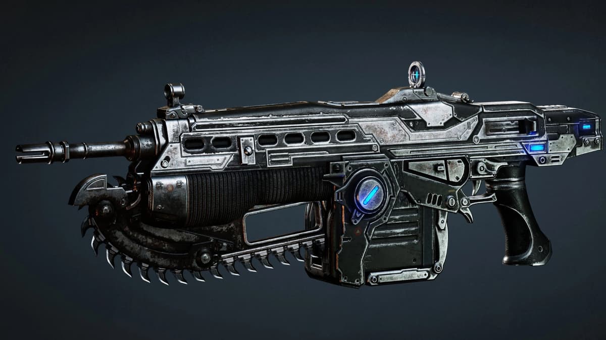 The Lancer from gears of War