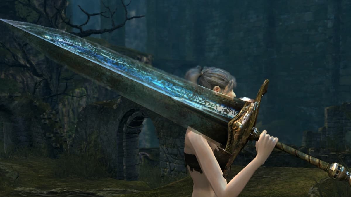 The Mooonligh Greatsword from Dark Souls