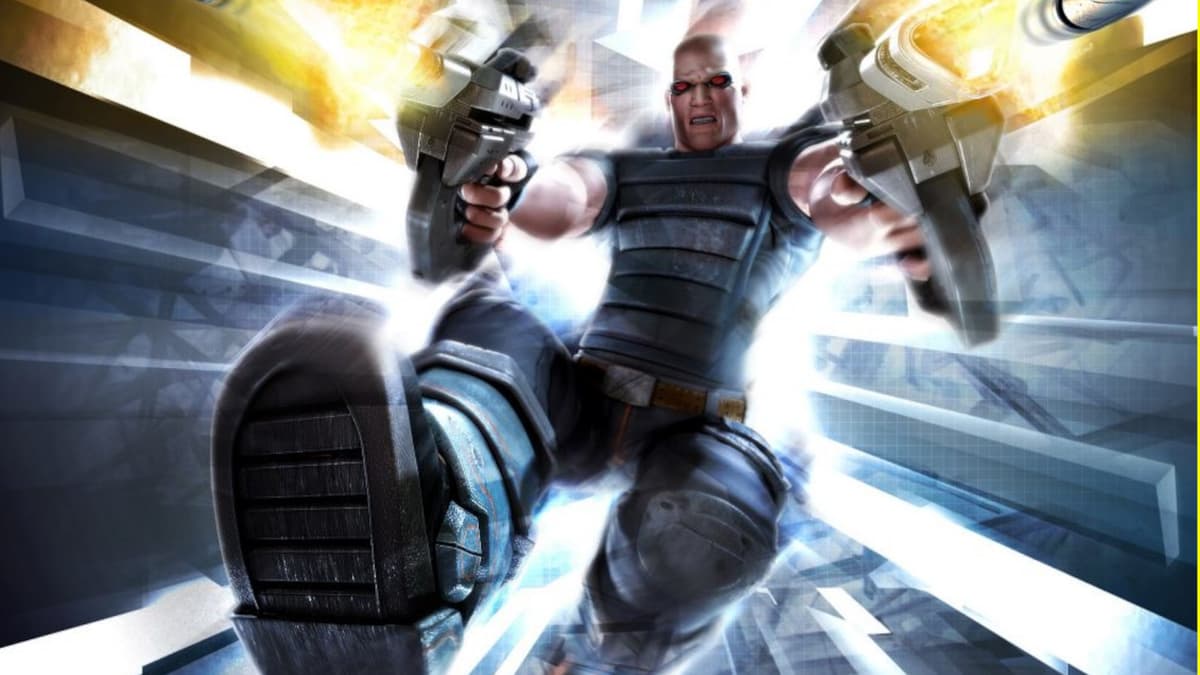 Key art from Timesplitters Future Perfect