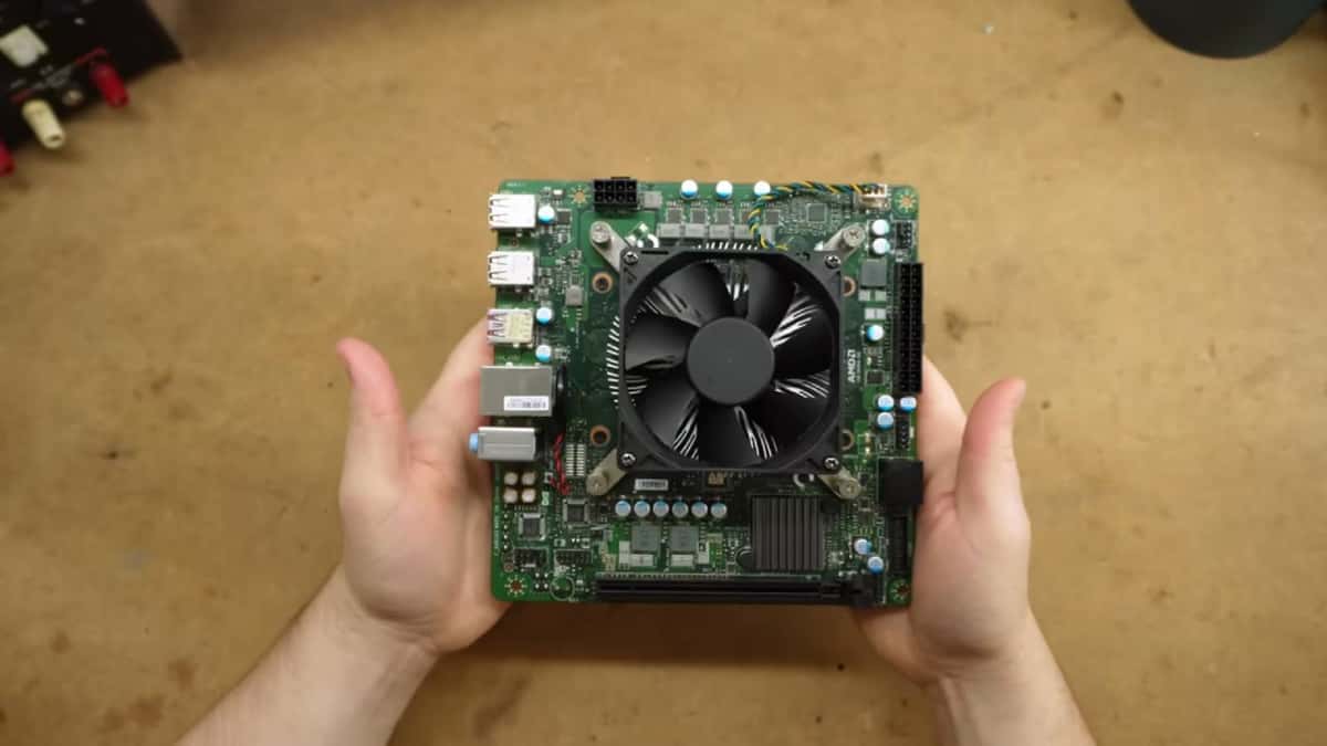 PS5 board with a broken GPU