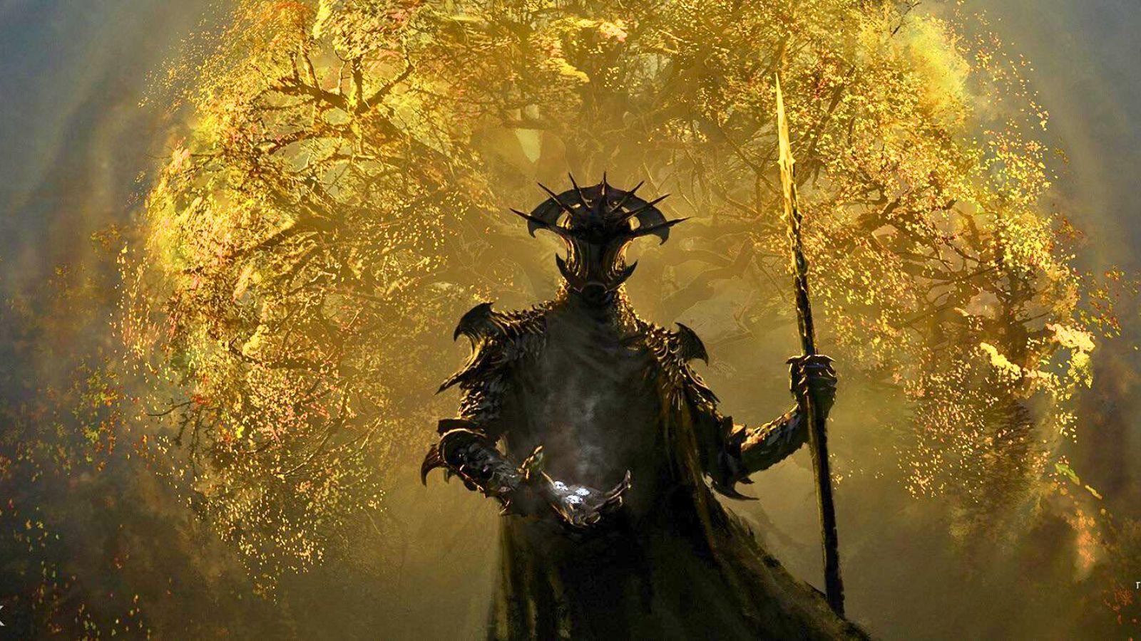 Morgoth concept art for The Rings of Power.