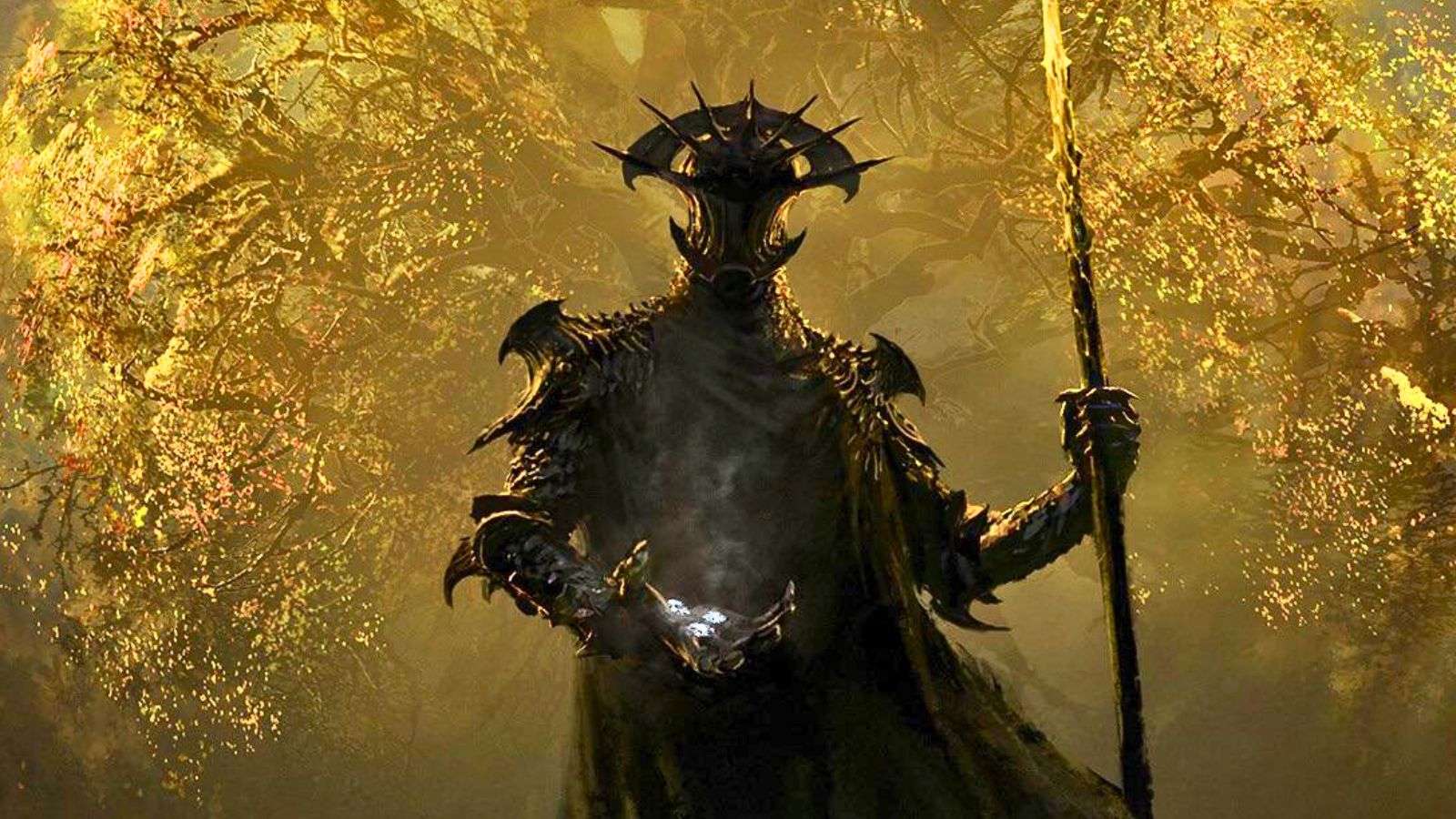 Morgoth concept art for The Rings of Power.