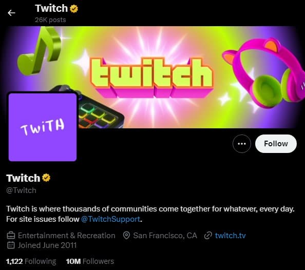 Орфографическая ошибка стримера Twitch заставила платформу сменить название