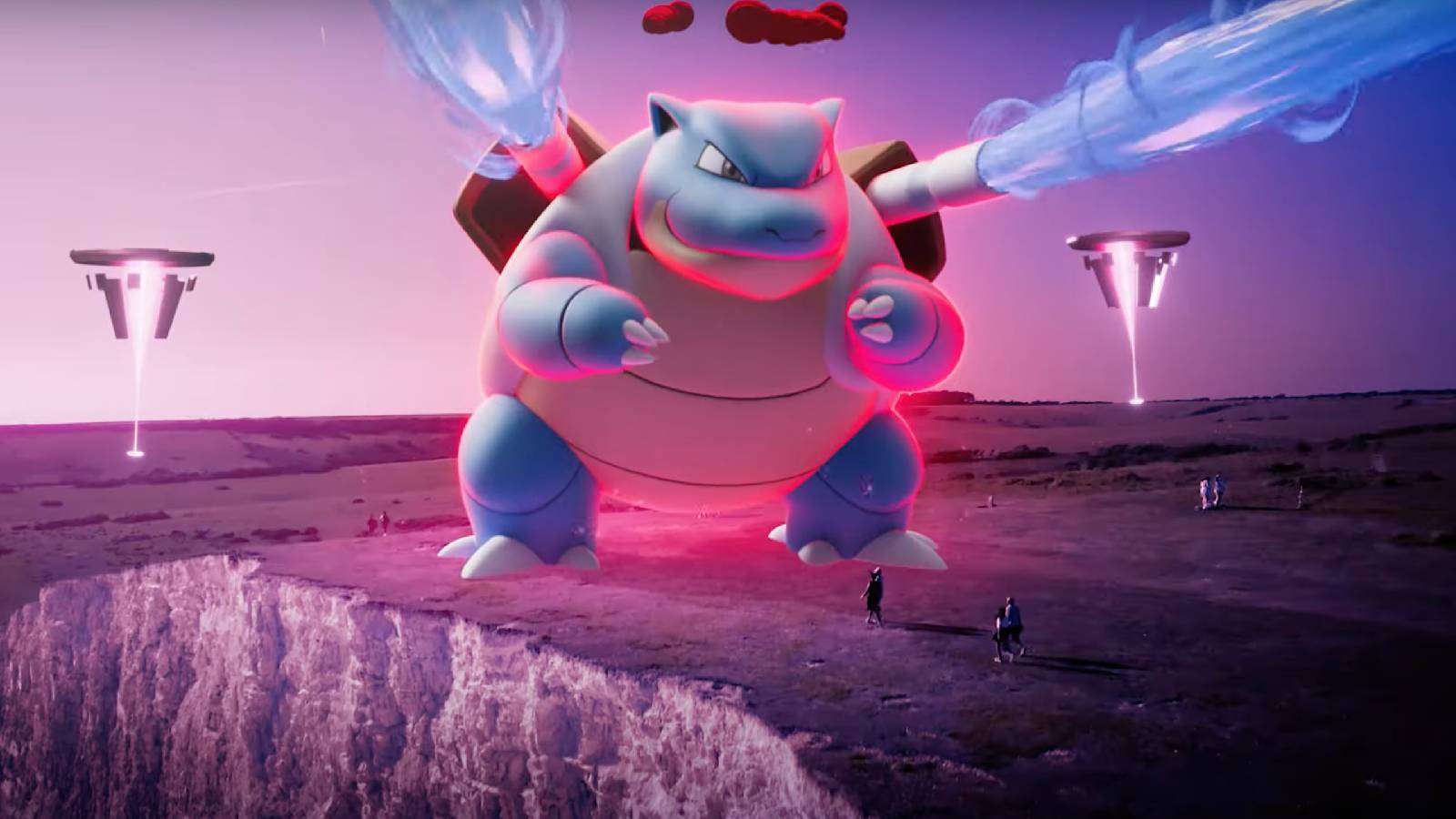 Dynamax Blastoise is shown