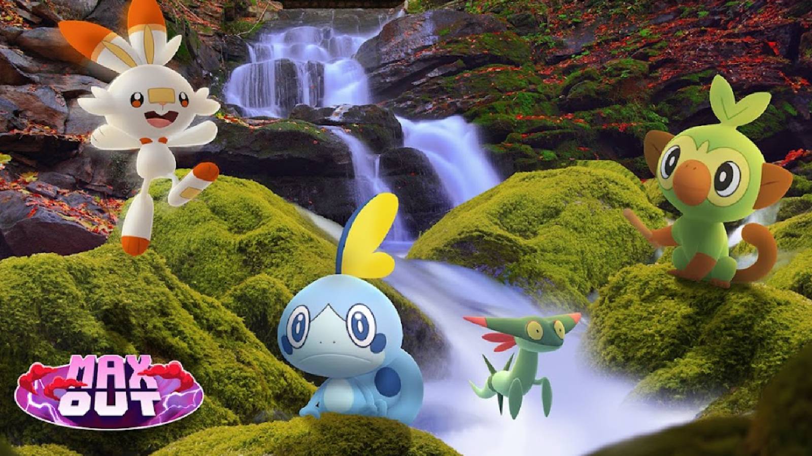 Key art for Pokemon Go shows Scorbunny, Grookey, and Sobble