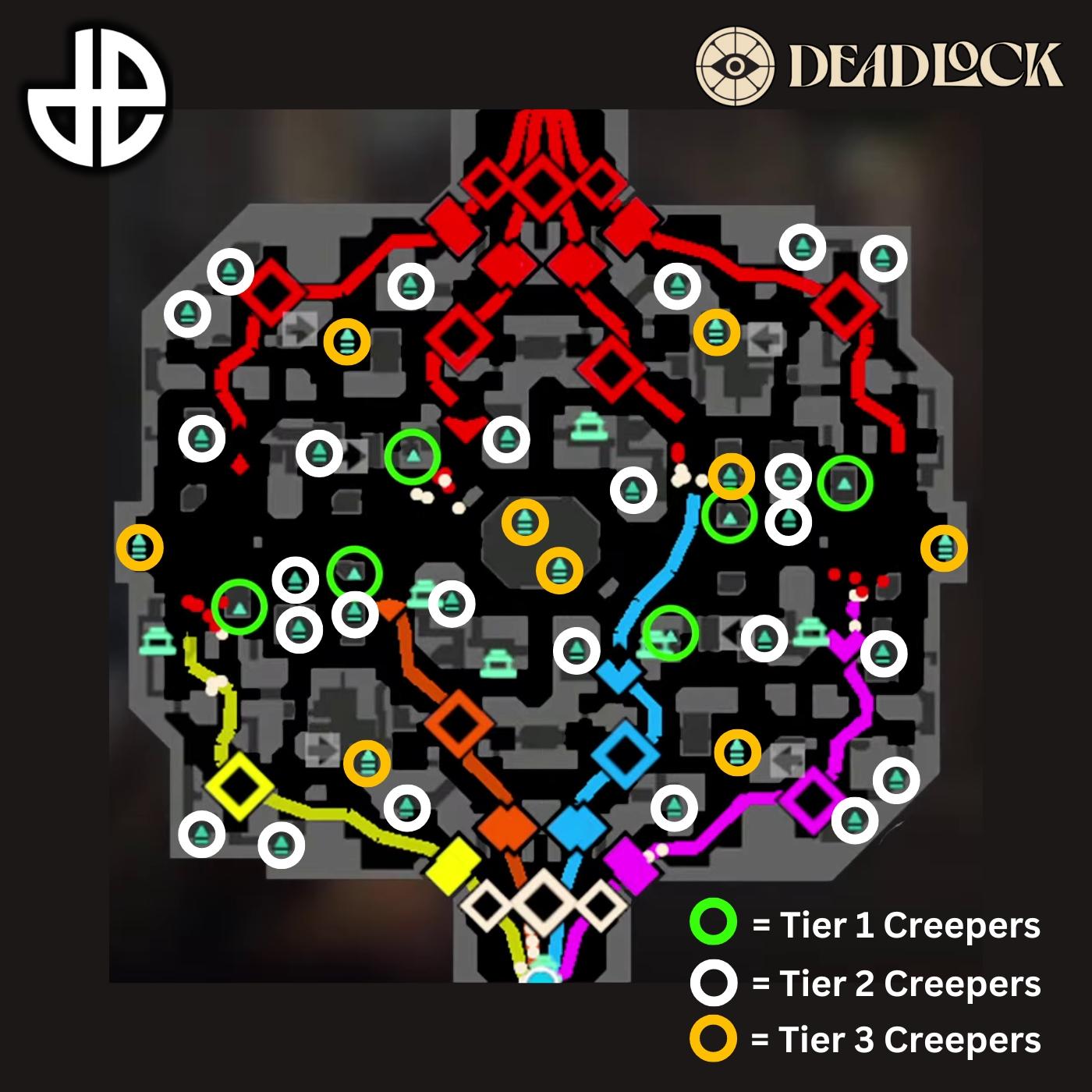 All Creeper Camps in Deadlock