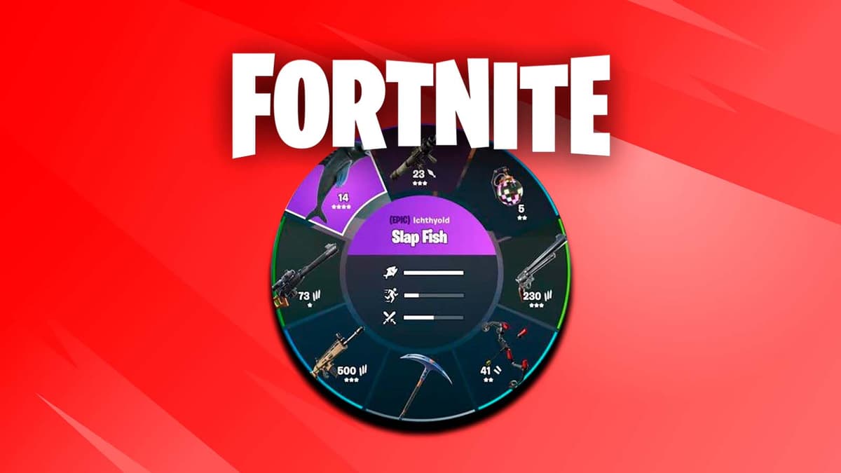 Fortnitite's new weapon wheel