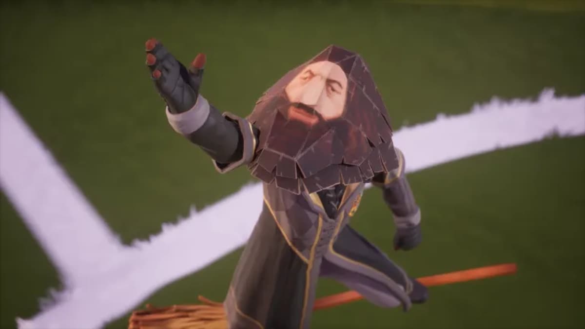 PS1 Hagrid mask in Harry Potter: Quidditch Champions