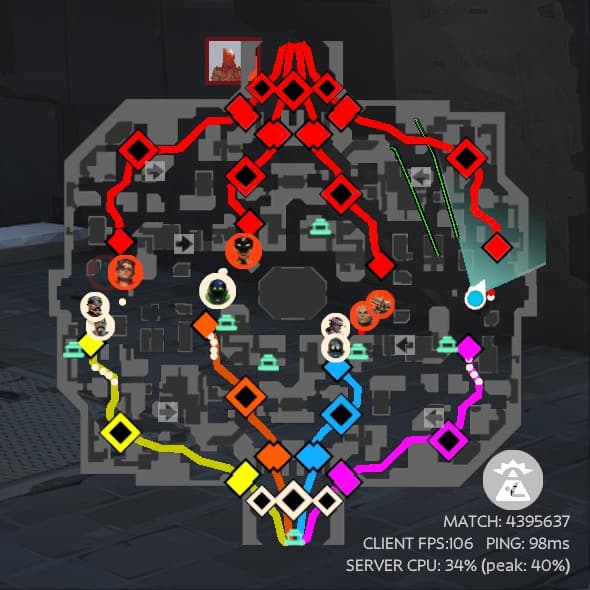 Deadlock MInimap Drawings