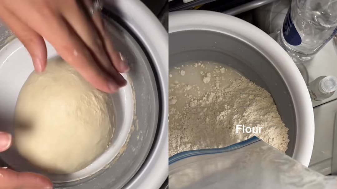 TikTok baffled as airline passenger makes sourdough loaf mid-flight