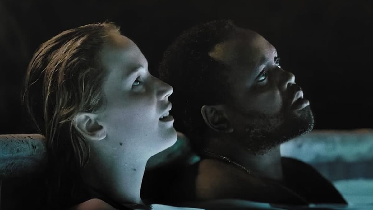 Jennifer Lawrence and Brian Tyree Henry in Causeway