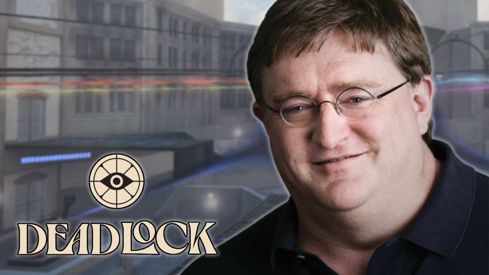 Deadlock logo with gabe newell