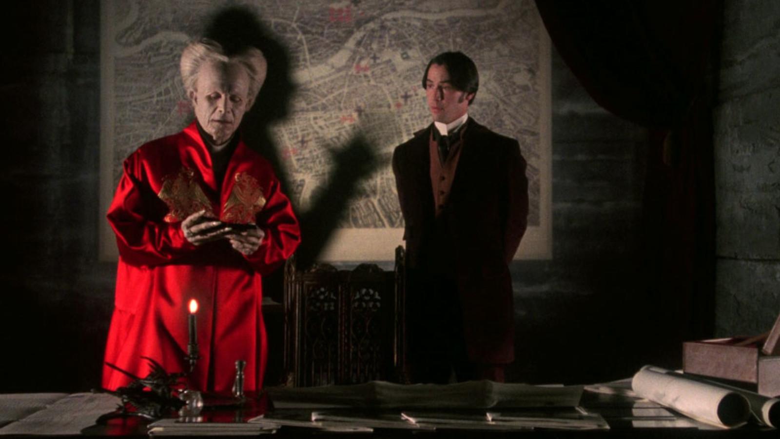 Gary Oldman and Keanu Reeves in Bram Stoker's Dracula