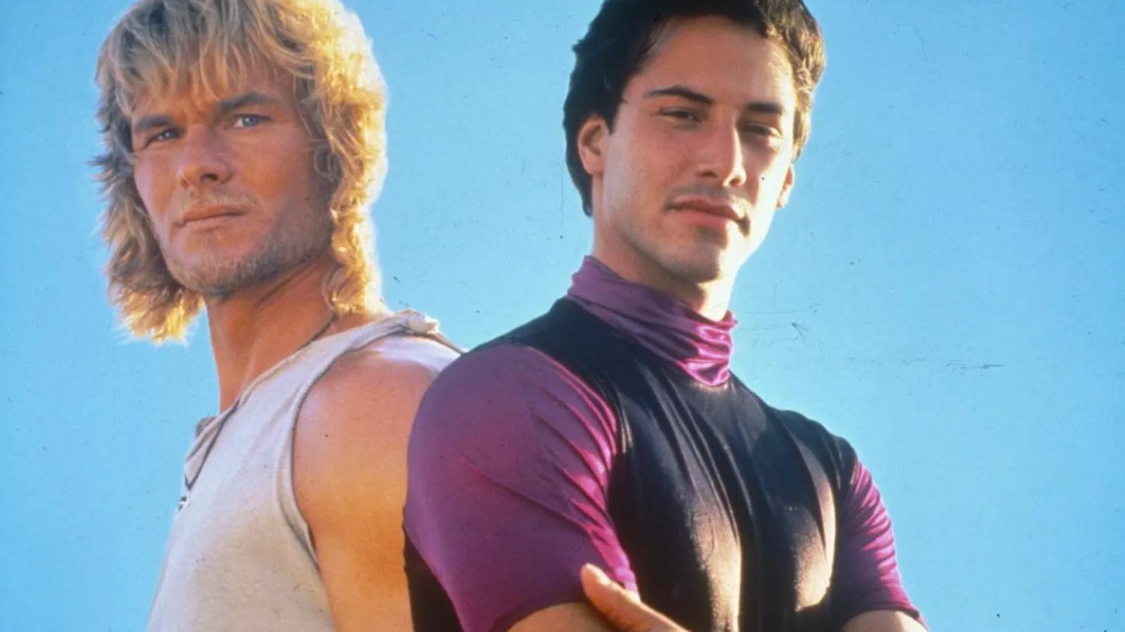 Patrick Swayze and Keanu Reeves in Point Break