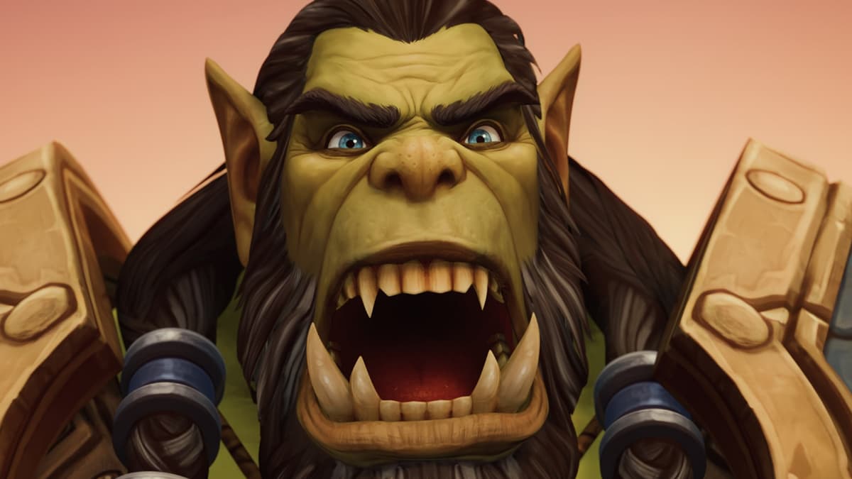 Thrall shouting in The World of Warcraft: The War Within