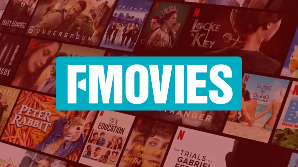 Fmovies logo against a netflix catalog.