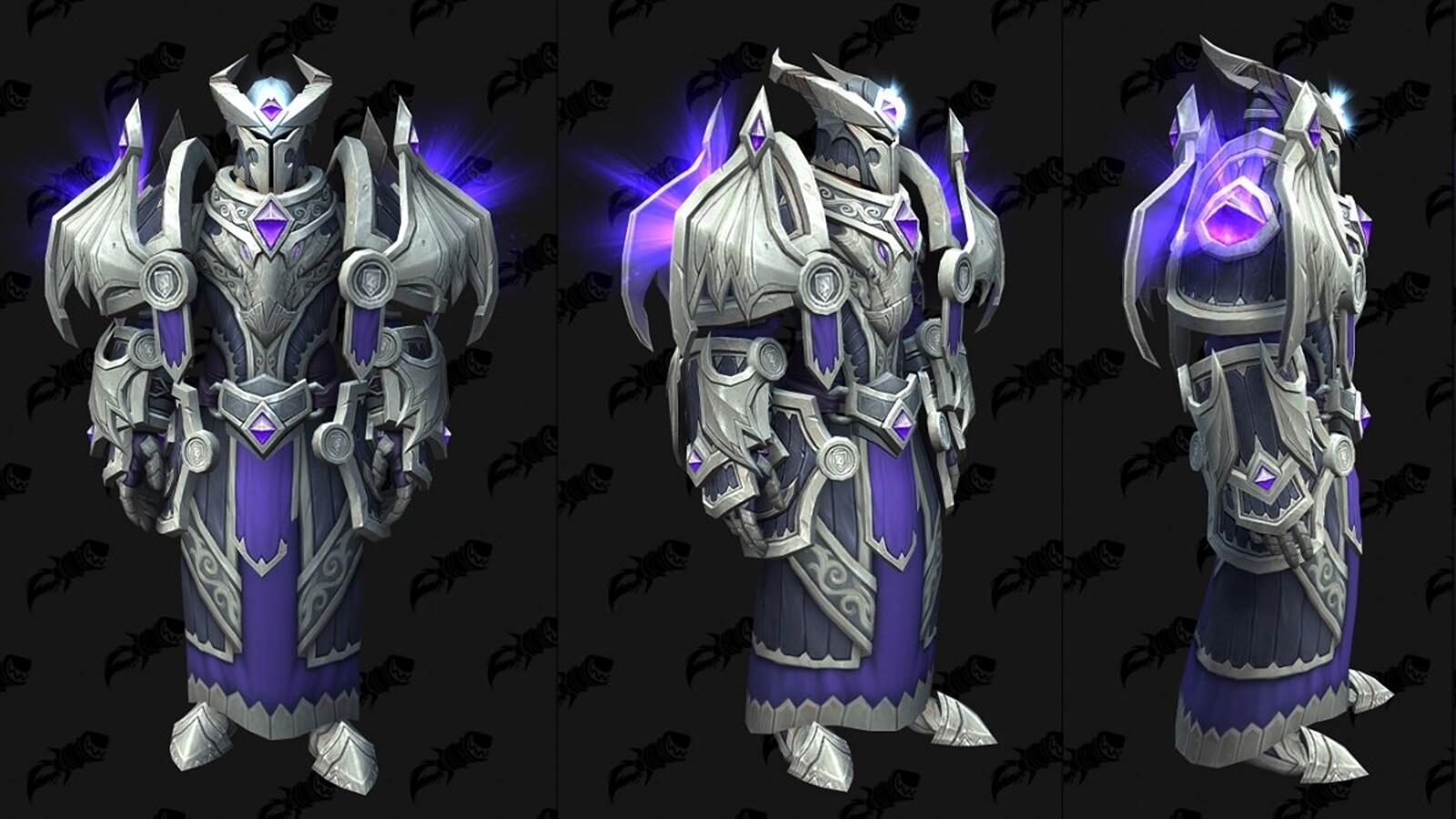 The tier set for Paladins in The War Within