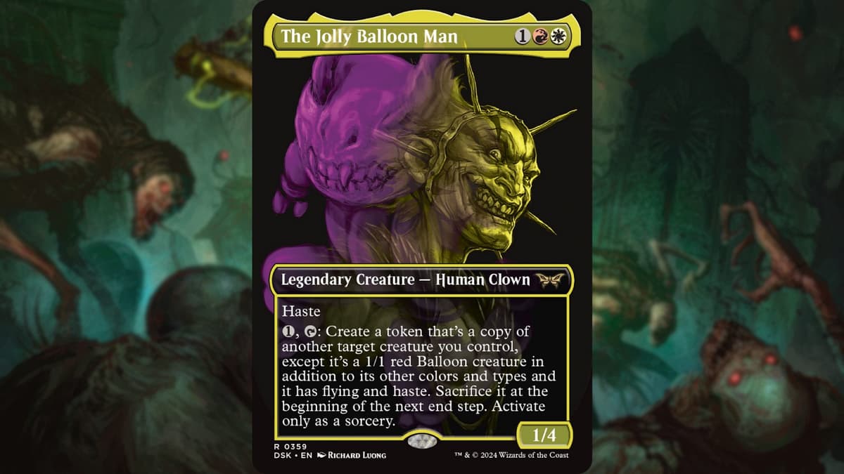 MTG Duskmourn Clown Commander