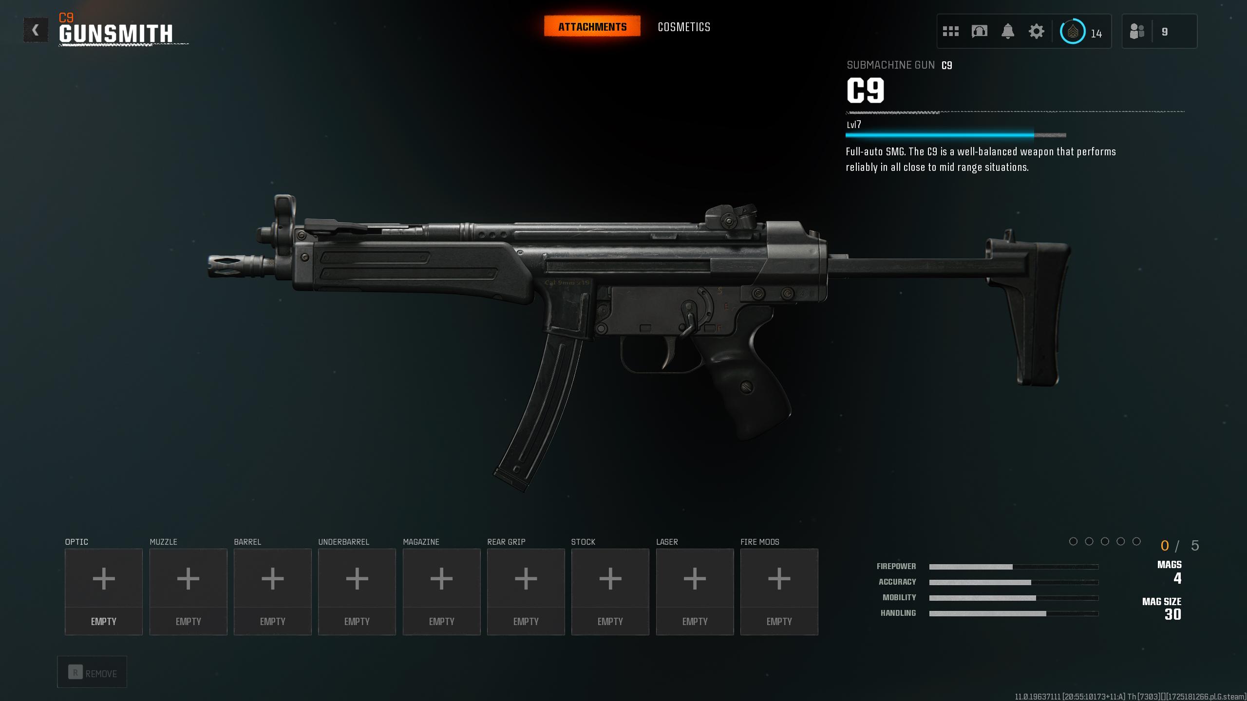 C9 loadout in Black Ops 6