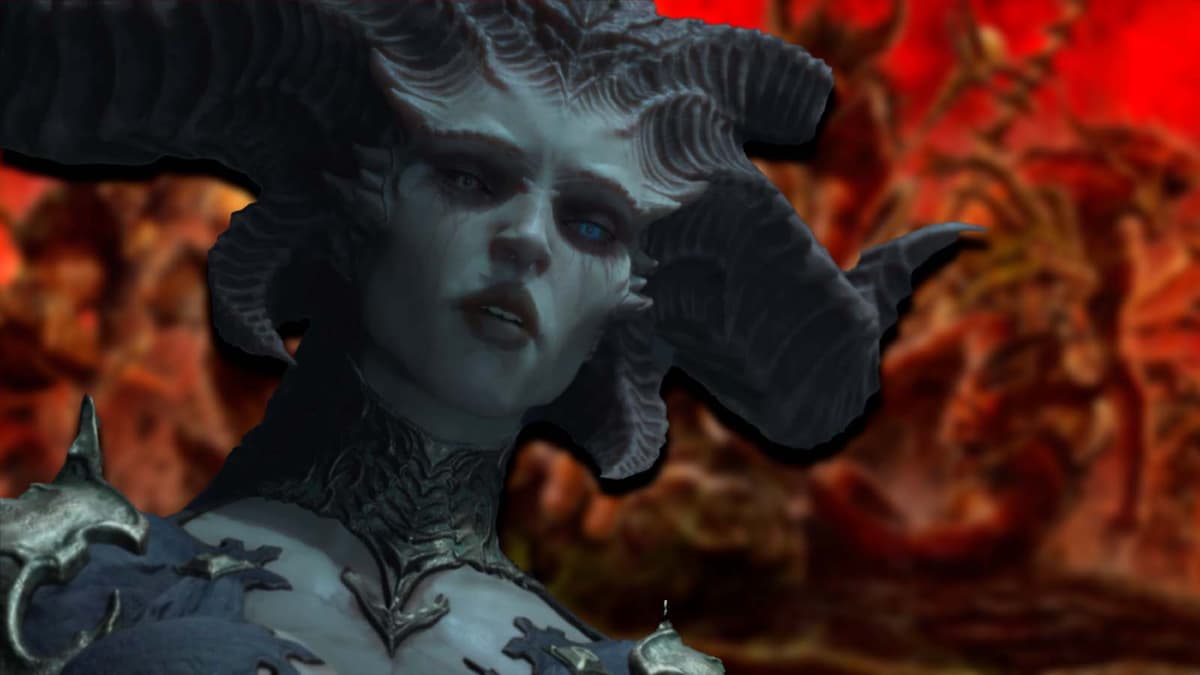 Lilith looking at season 5 Infernal Hordes Diablo 4