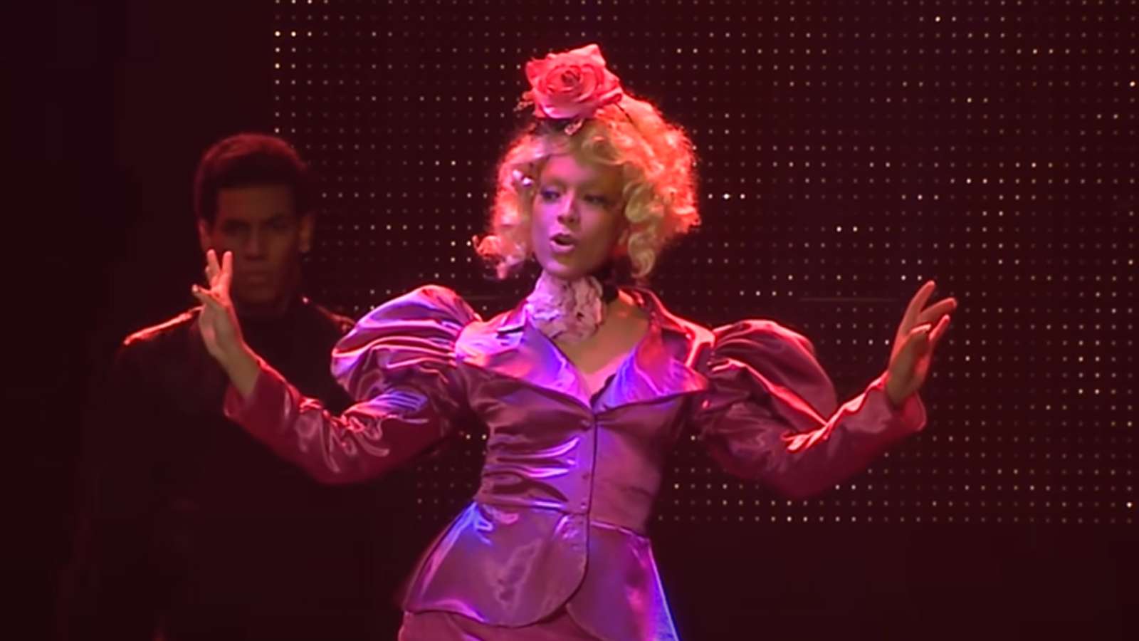 Effie Trinket in highschool dance