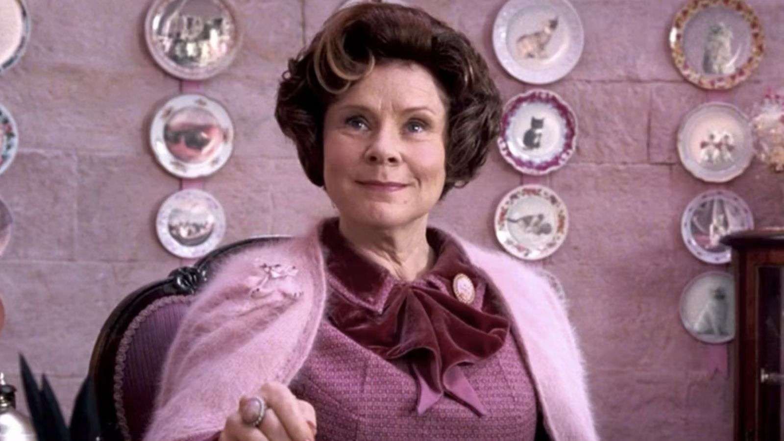 Dolores Umbridge in the fifth Harry Potter movie