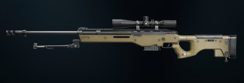 A side profile of the LW3A1 Frostline in Black Ops 6.