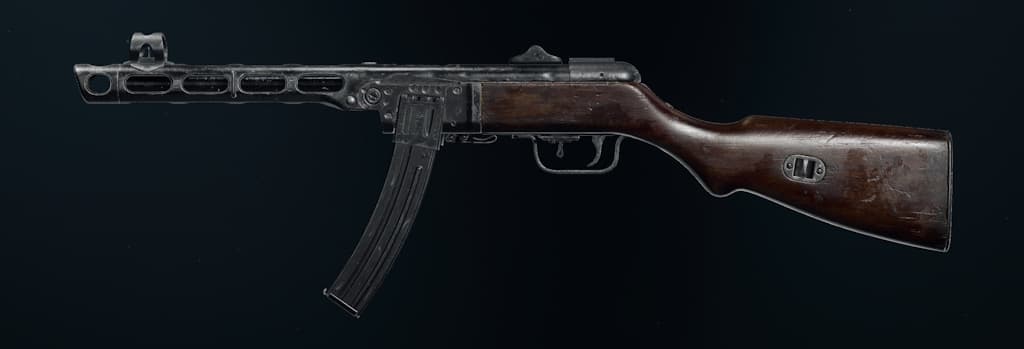 A side profile of the PPSH-41 in Black Ops 6.