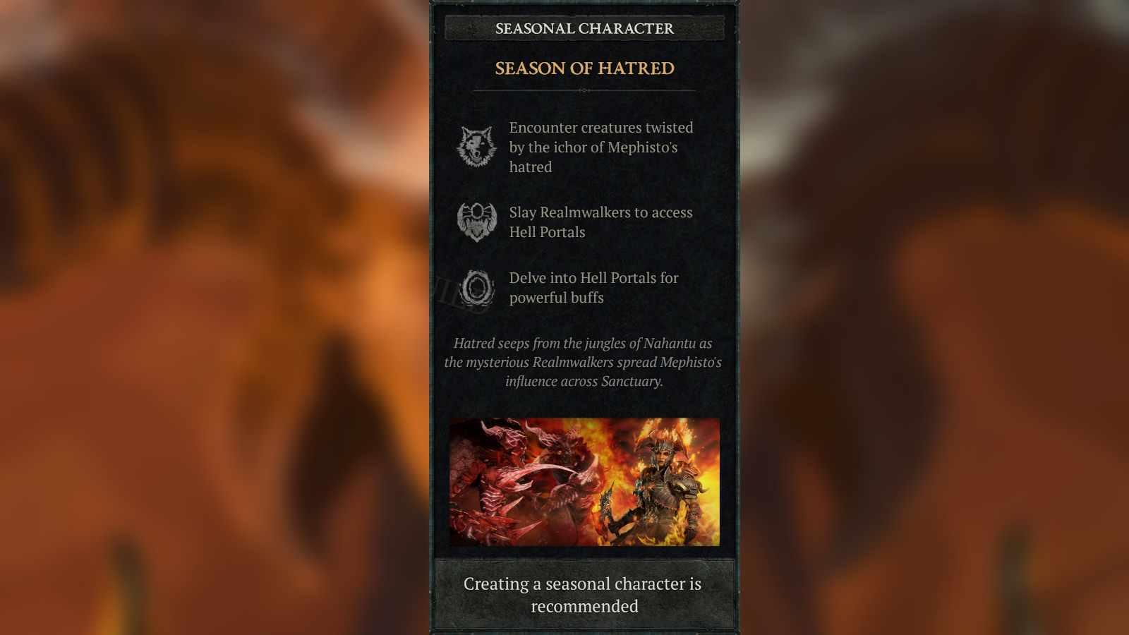 Diablo 4 Season 6 theme and details uncovered by PTR players