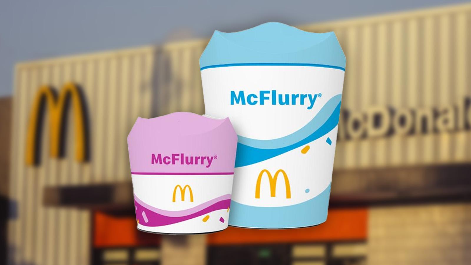 McDonald’s демонстрирует масштабные изменения в McFlurry наряду с новым «мини» размером