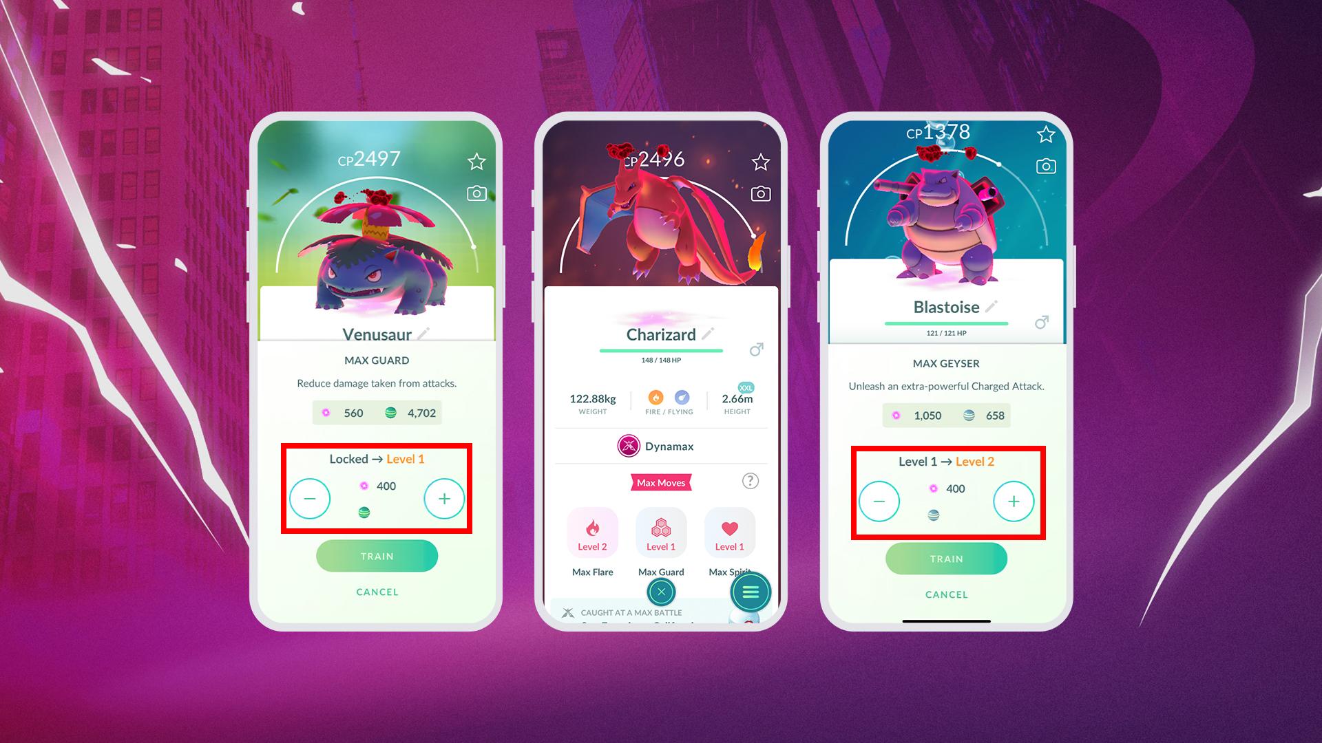 pokemon go max moves уровень вверх dexerto