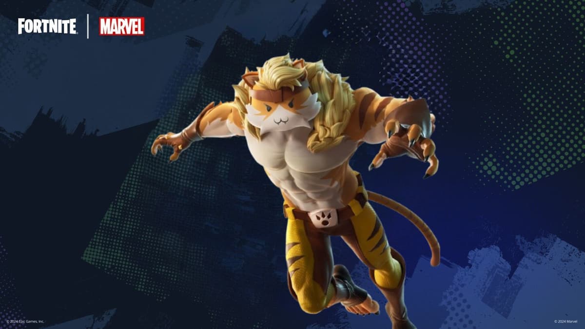 Sabretooth Meowscles fortnite skin