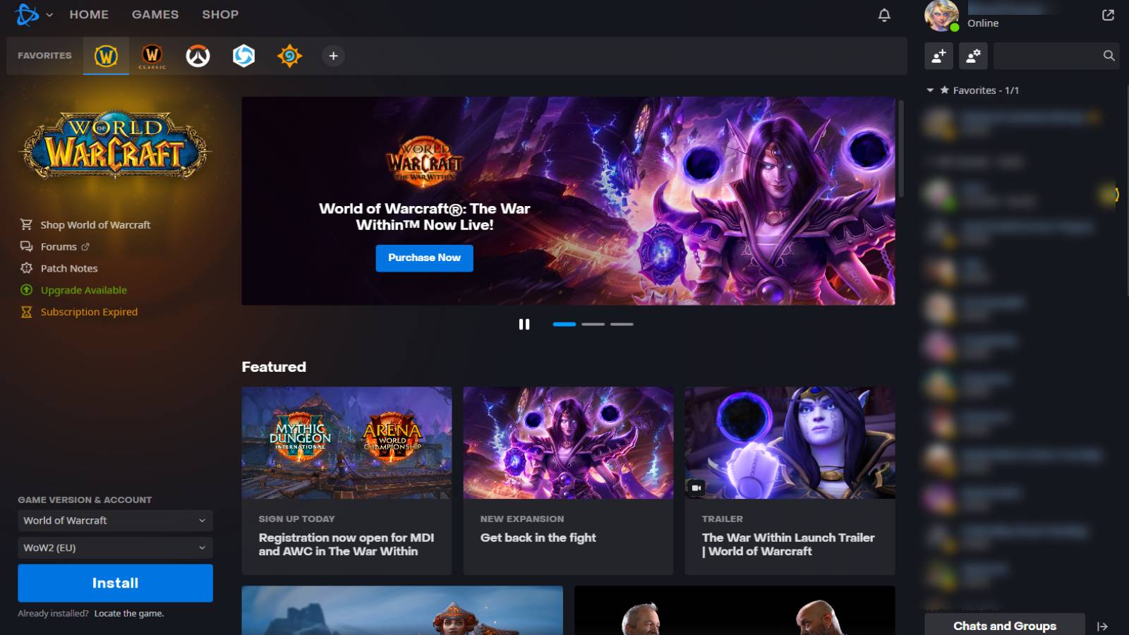 Cómo instalar y jugar WoW en Steam Deck