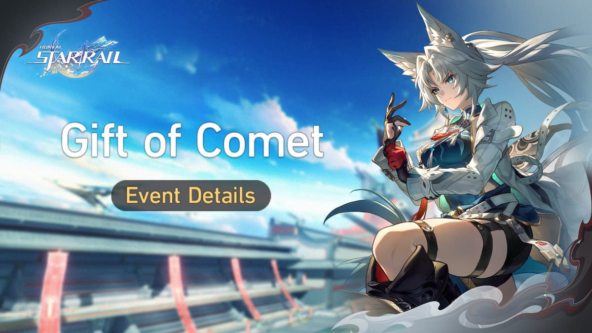 A promotional material for the Gift of Comet event