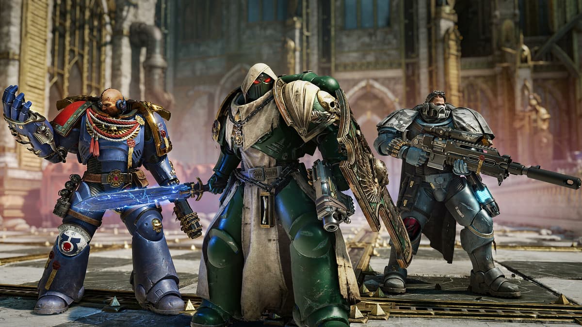 A screenshot from the game Space Marine 2