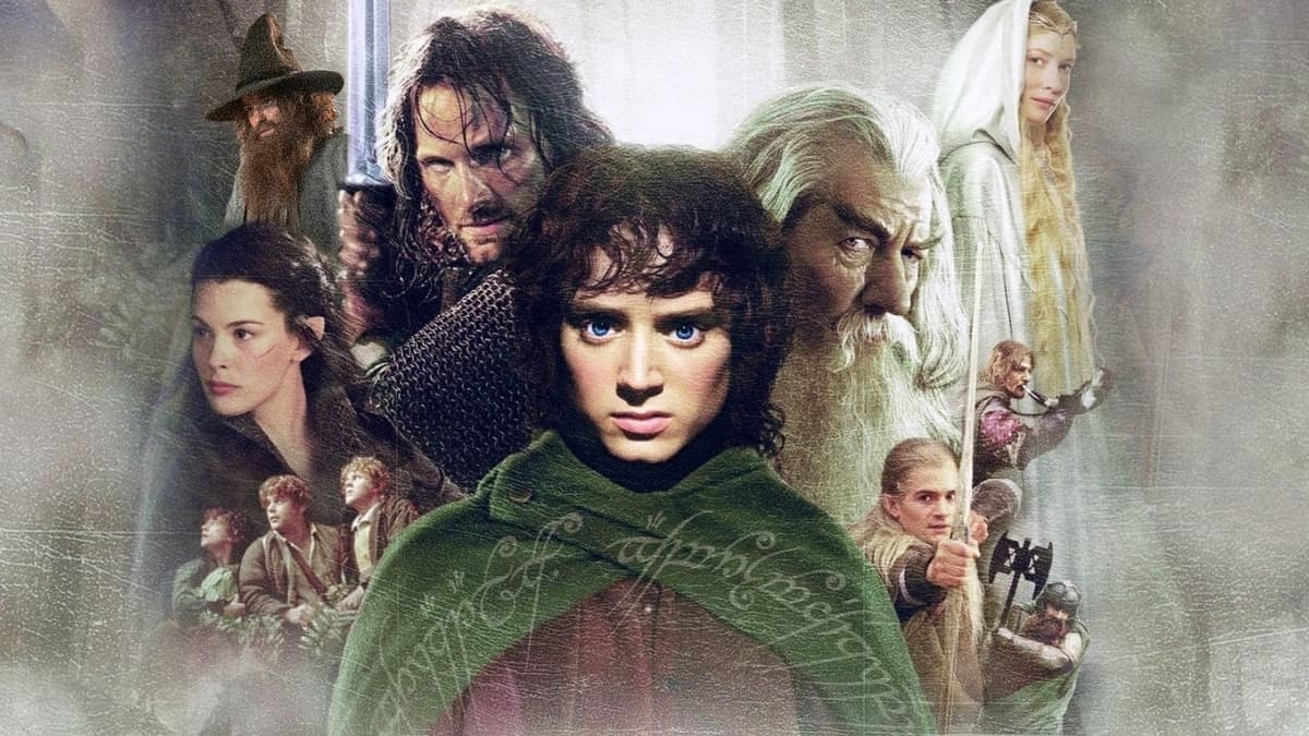 Tom Bombadil edited onto a poster for Lord of the Rings: Fellowship of the Ring