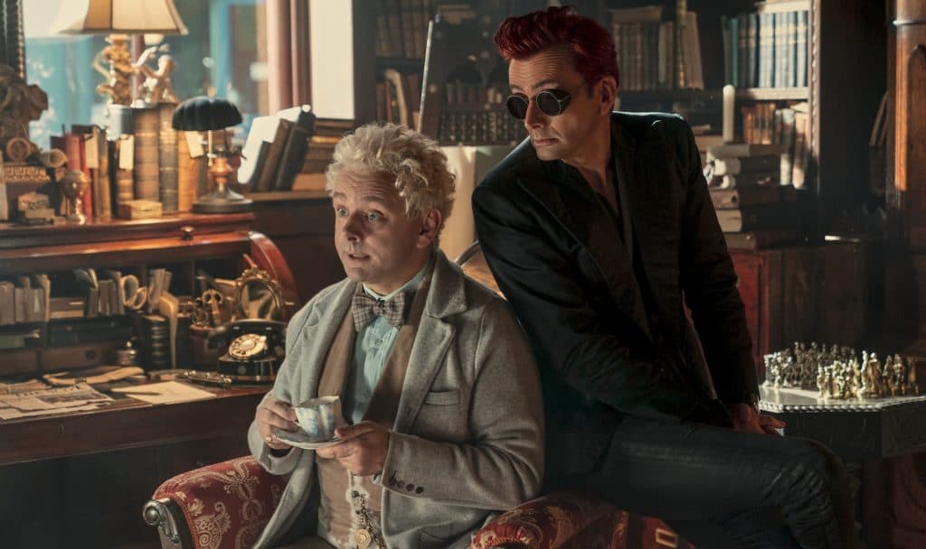 Michael Sheen and David Tennant in Good Omens