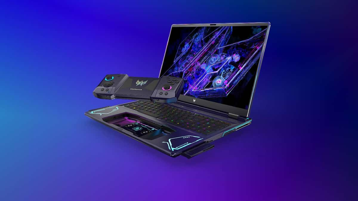 Project DualPlay concept laptop from Acer