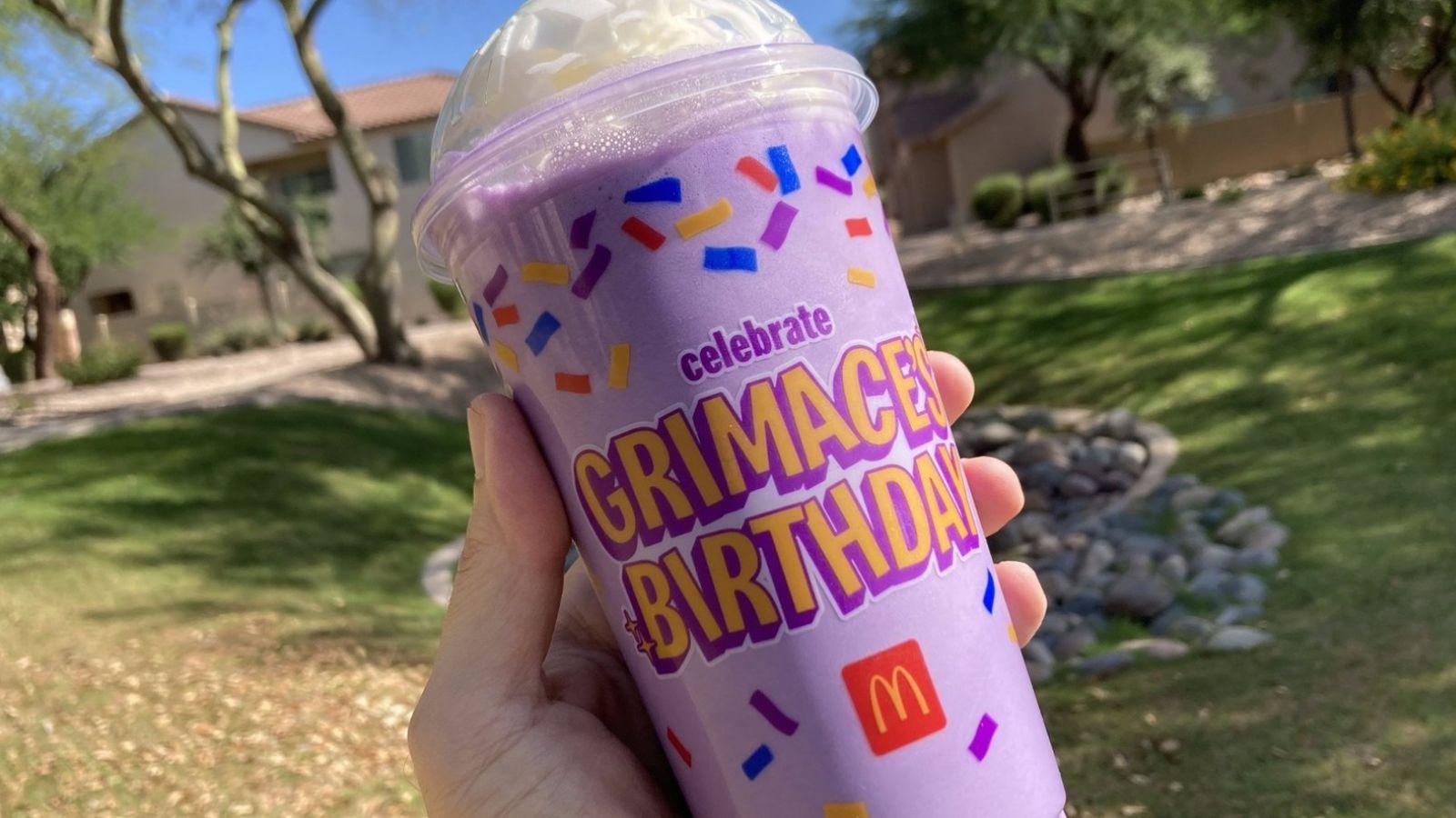 mcdonalds grimace shake