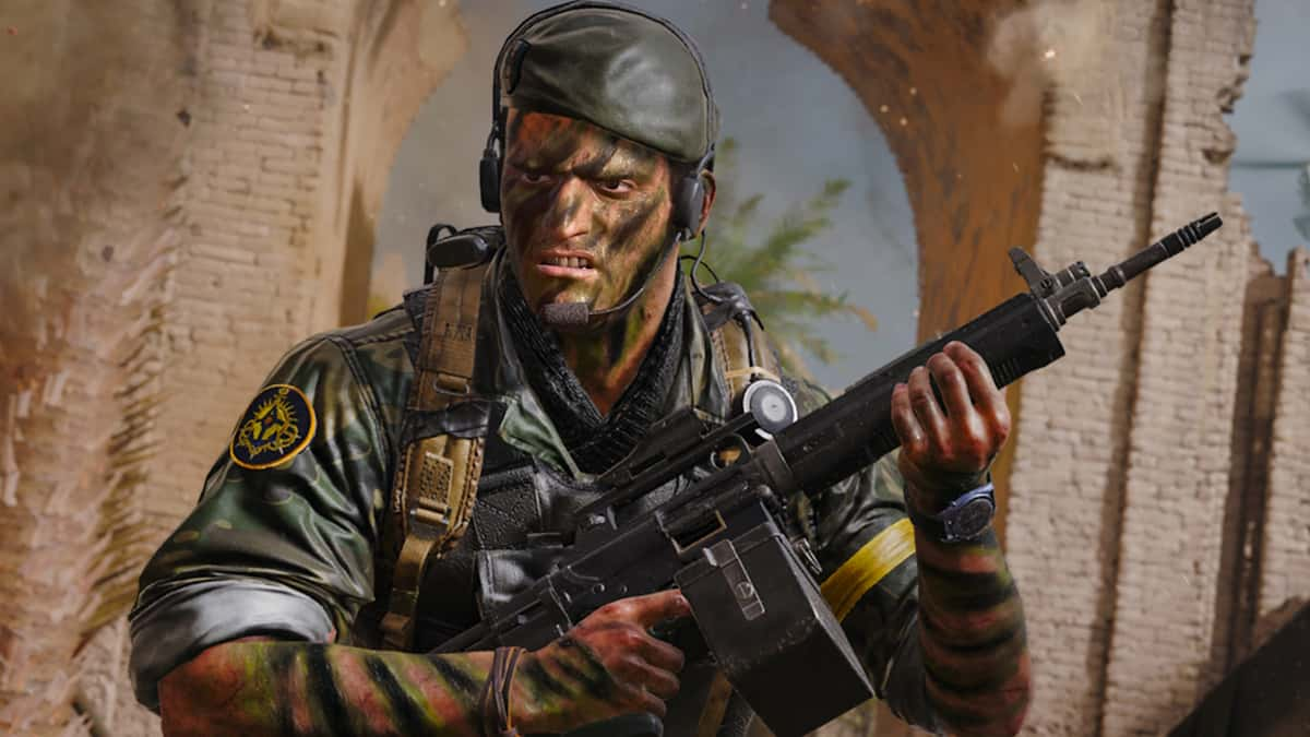 Player with XMG in Black Ops 6.