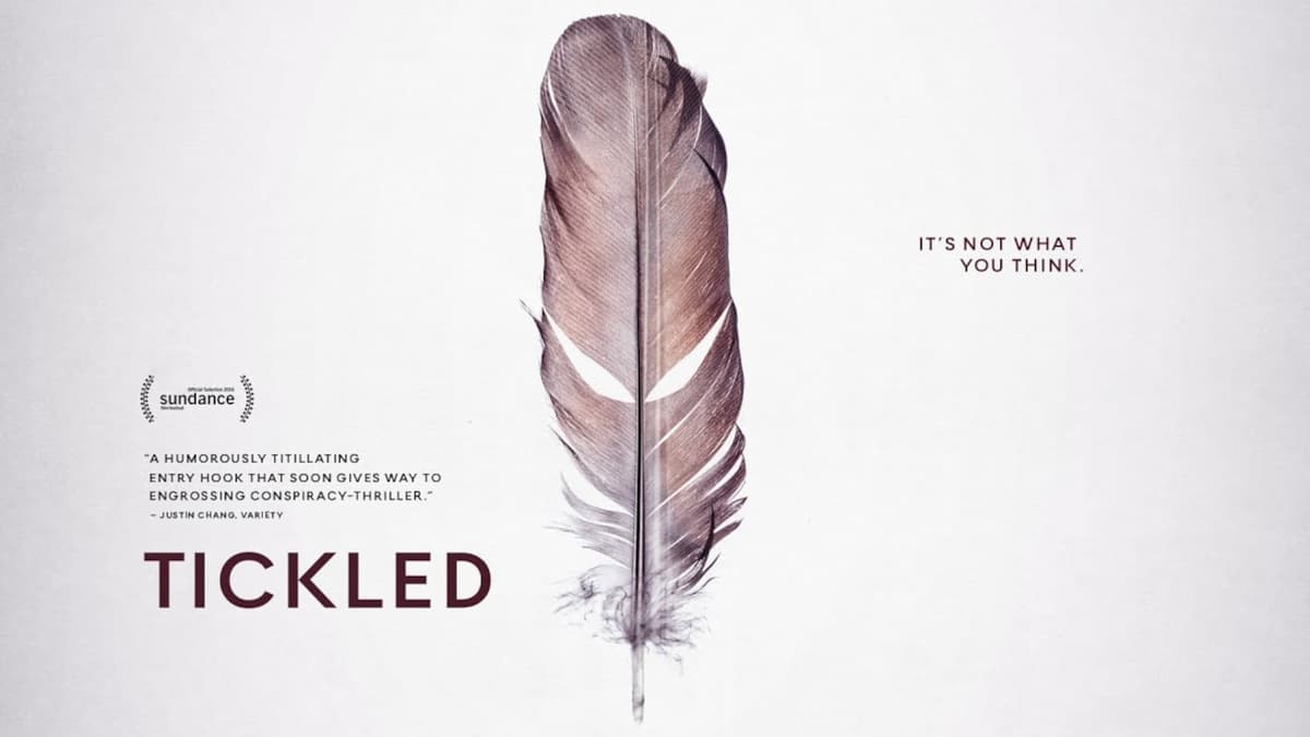 The poster for the Netflix documentary Tickled