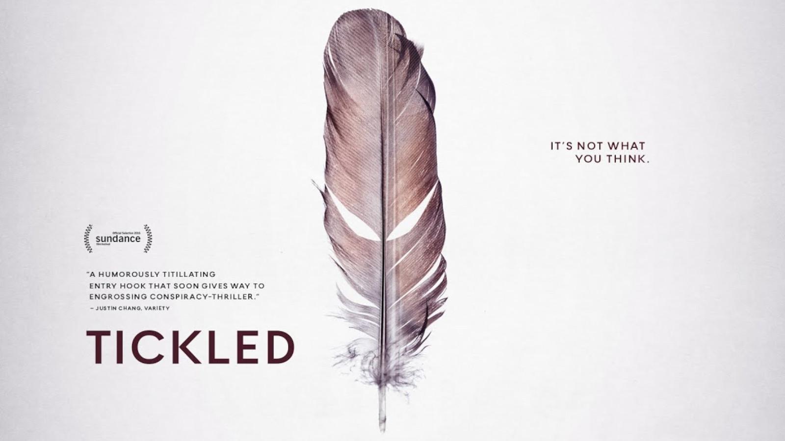 The poster for the Netflix documentary Tickled