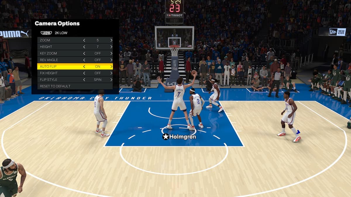 NBA 2K25 Camera Settings