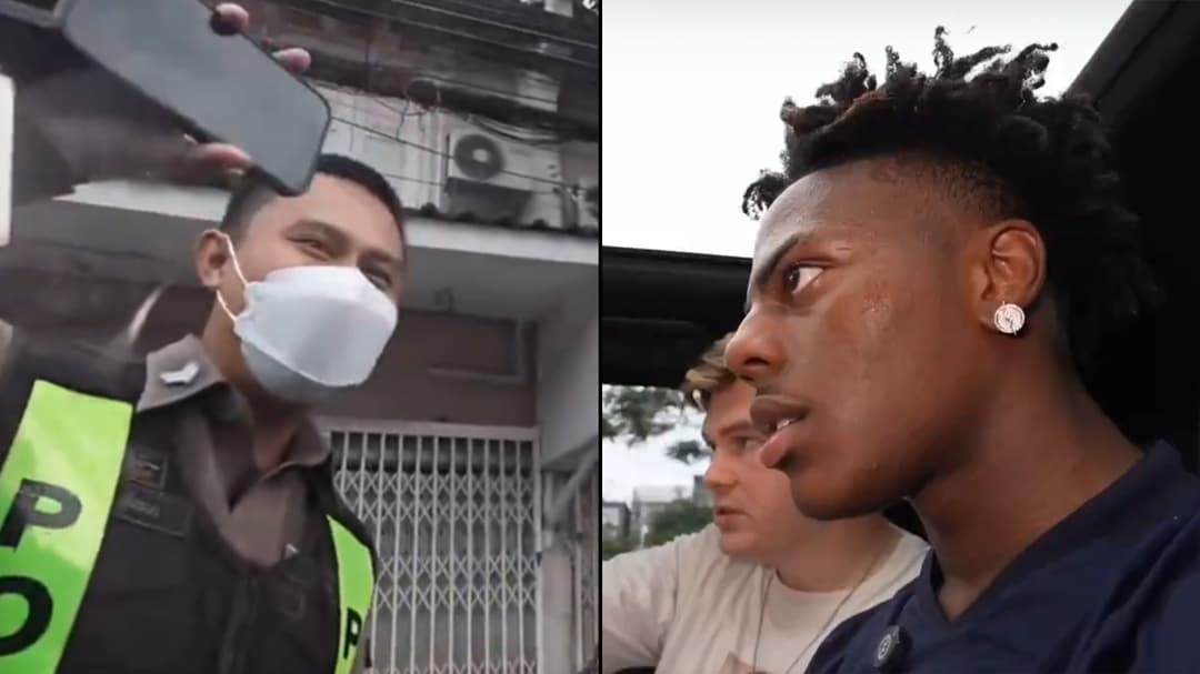 Thai police pull over IShowSpeed to ask YouTube star for a selfie