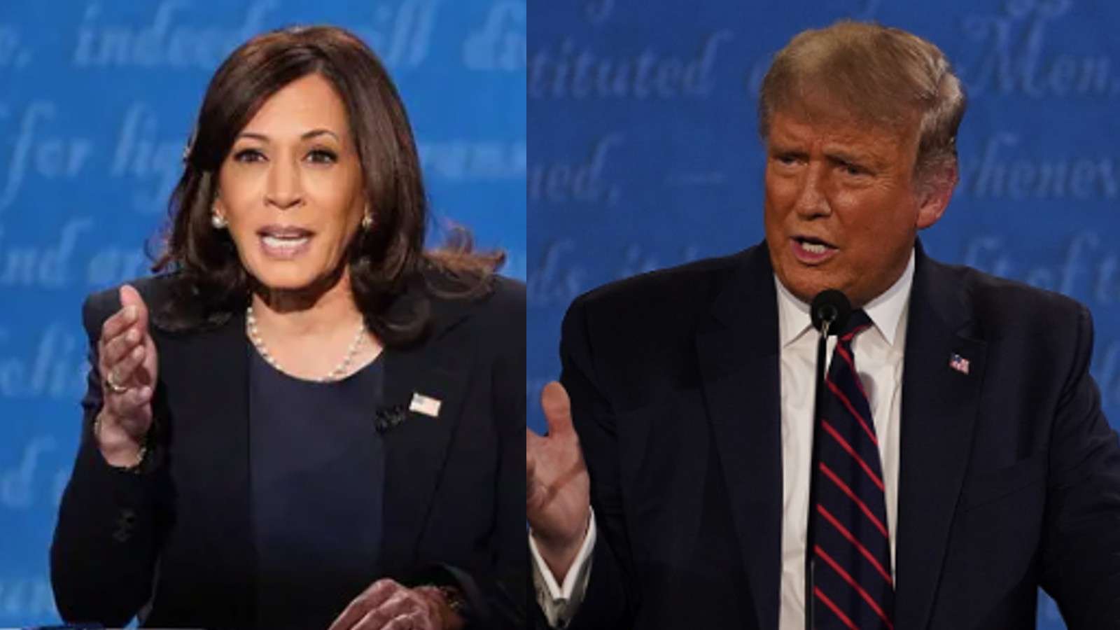 Kamala Harris and Donald Trump debate