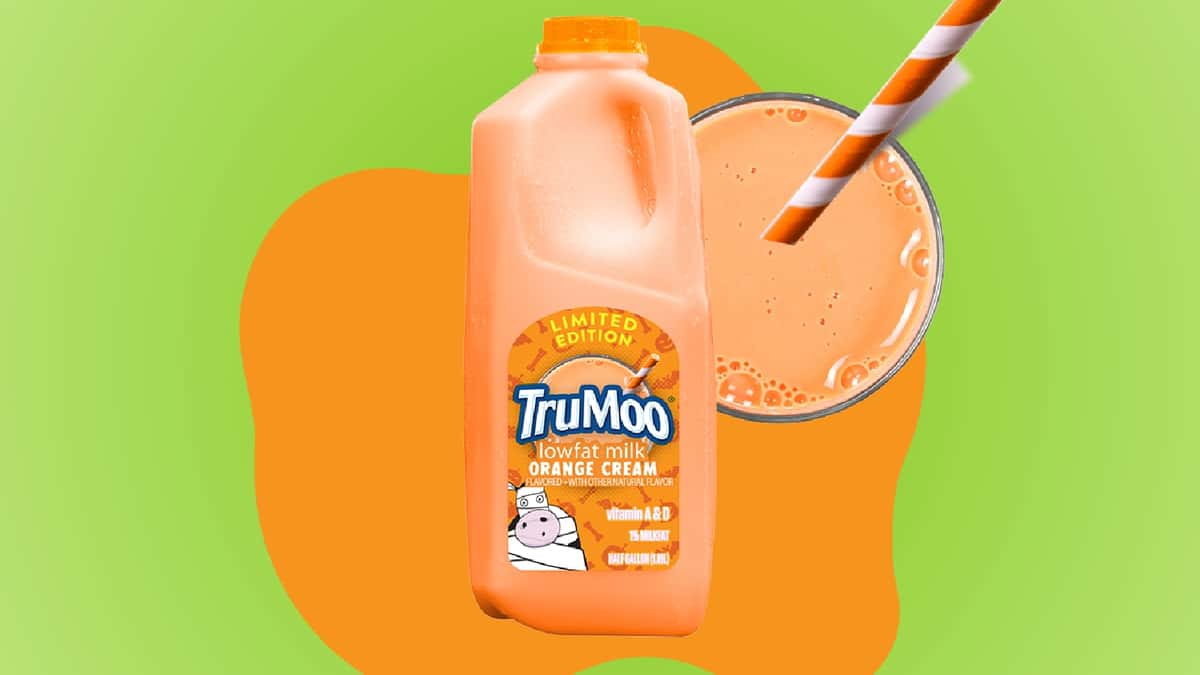 TruMoo orange milk