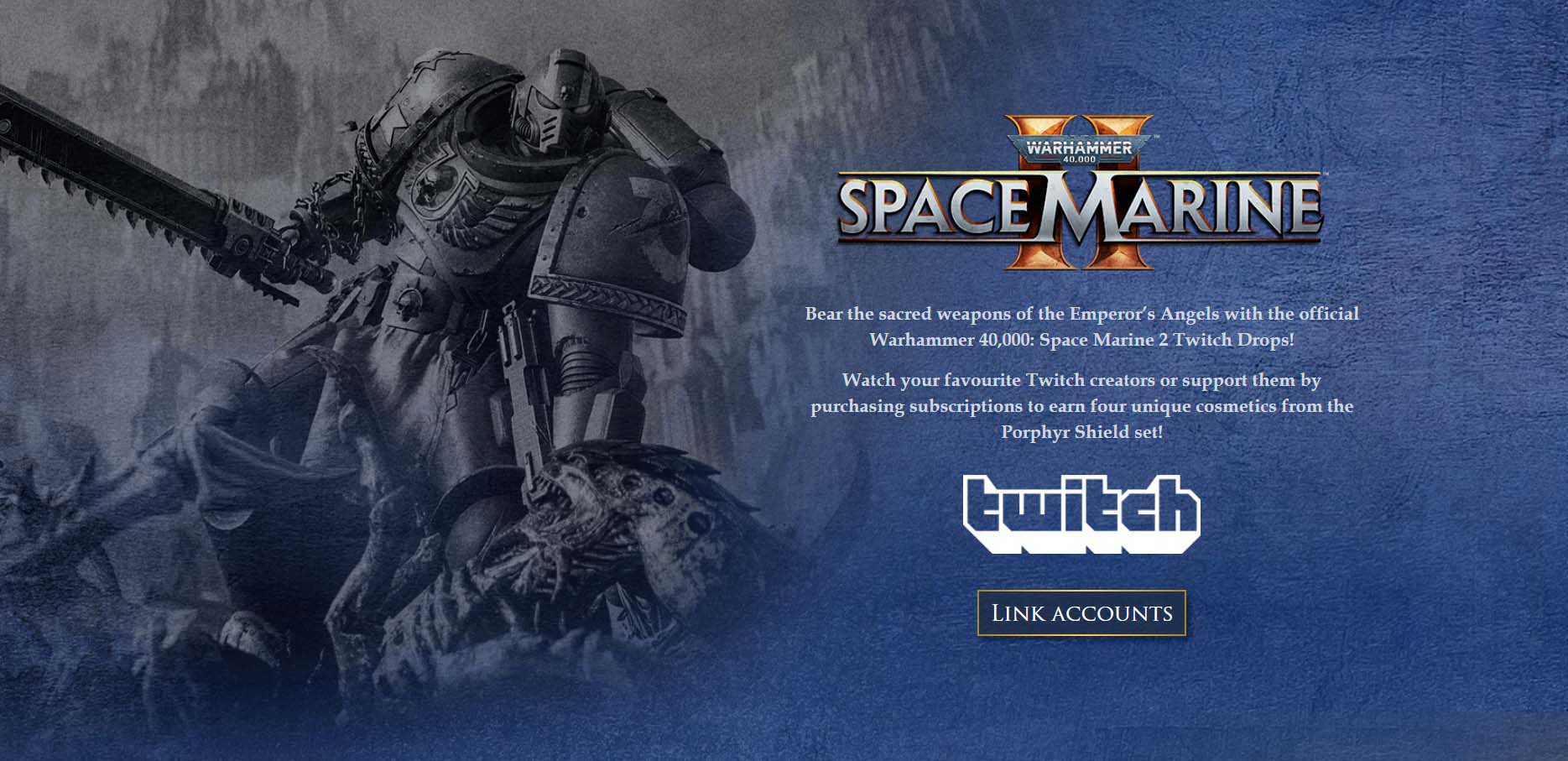 All Twitch Drops for Space Marine 2