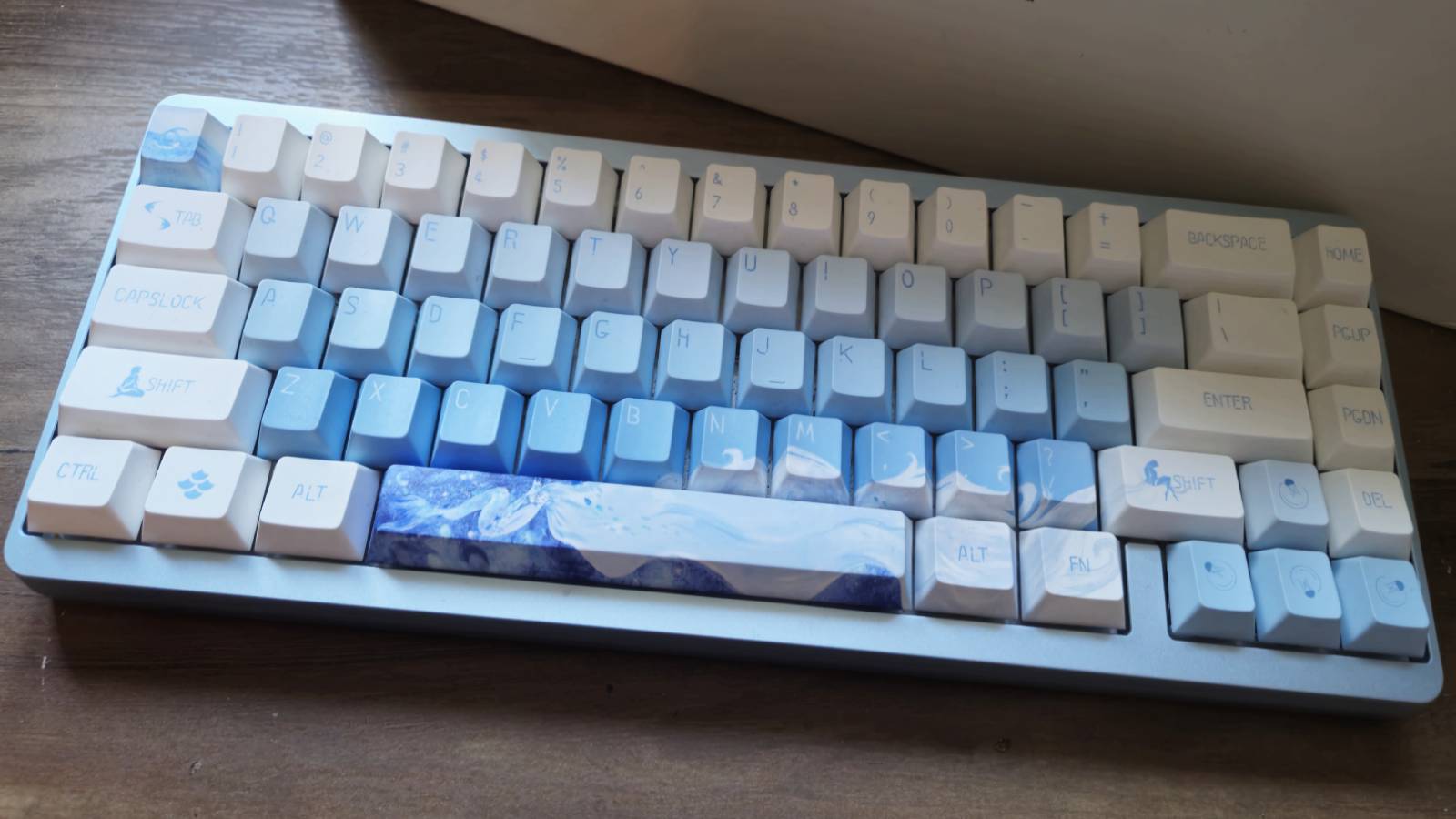 Custom photo of the Varmilo Muse65 HE keyboard.