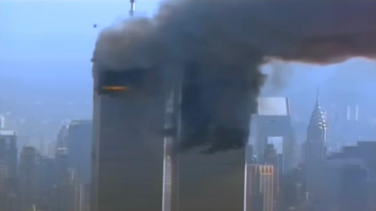 Still from the 9/11 documentary