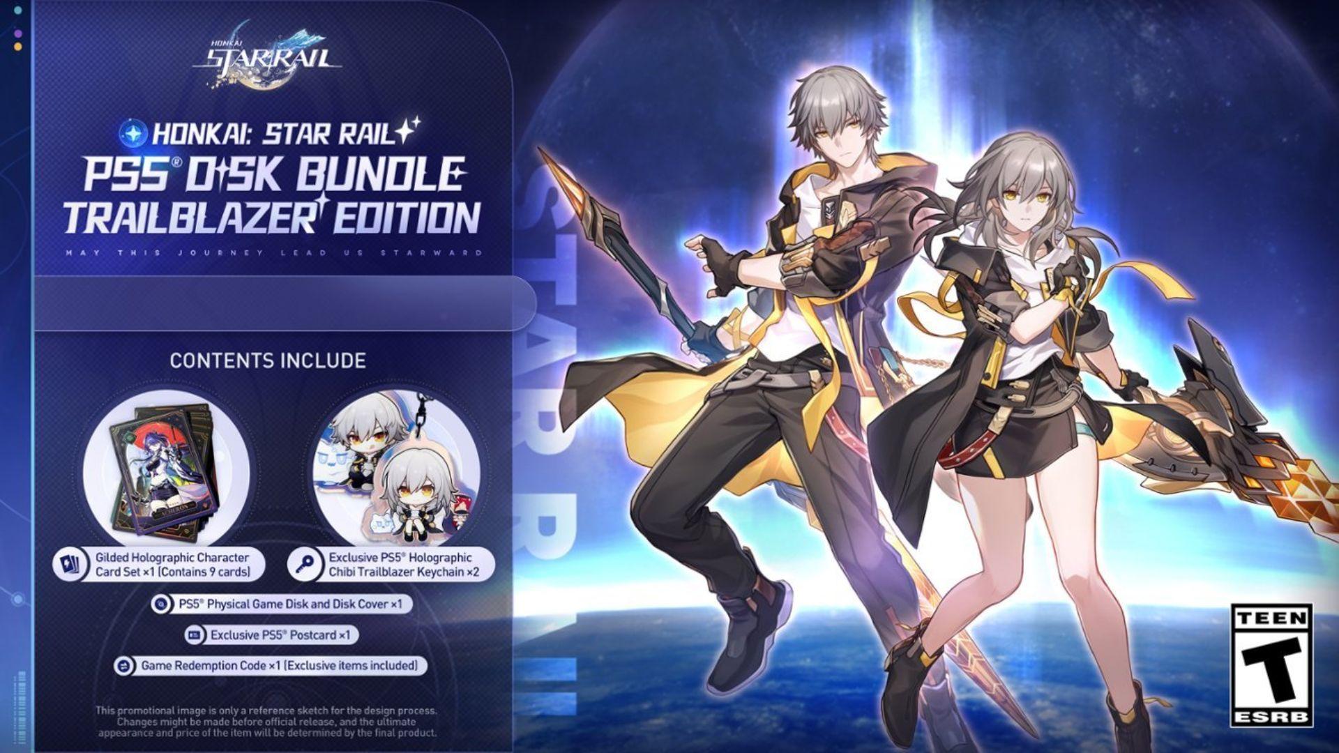 Honkai Star Rail PS5 physical Trailblazer Edition: Release date, bonus content & all rewards